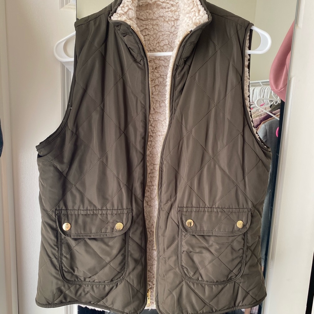 Reversible Sherpa vest